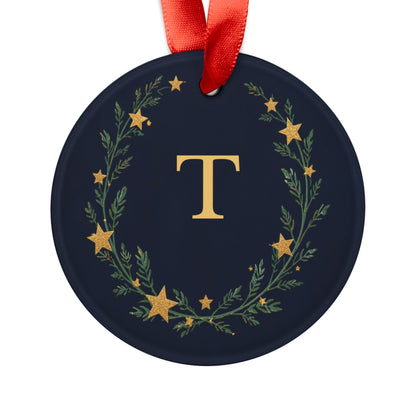 Christmas 2025 Acrylic Ornament – Santa Snow Globe Holiday Decoration