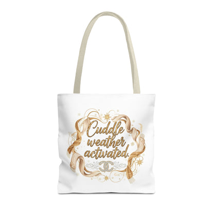 Cuddle Weather Activated Tote Bag — Cozy Fall Cozy Season Canvas Tote