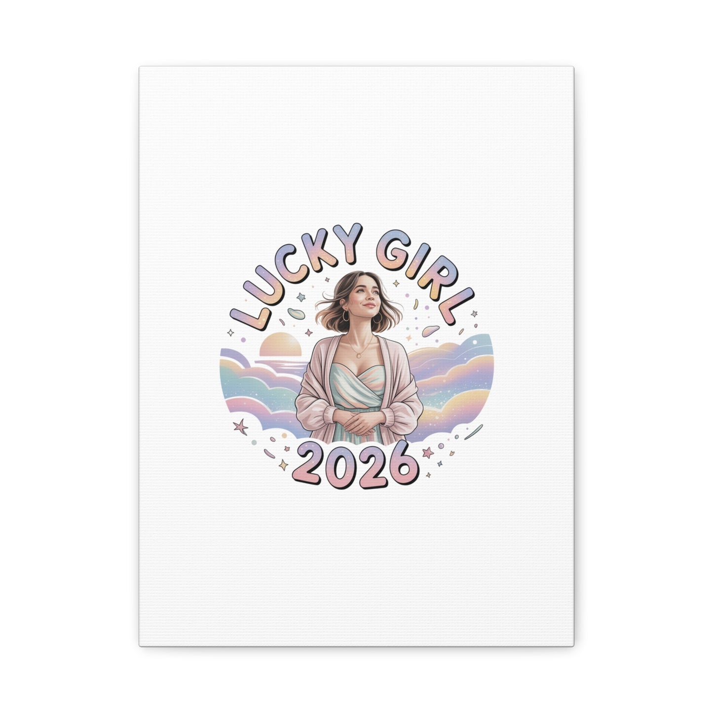 Lucky Girl 2026 Canvas | Manifest Luck, 2026 Lucky Charms