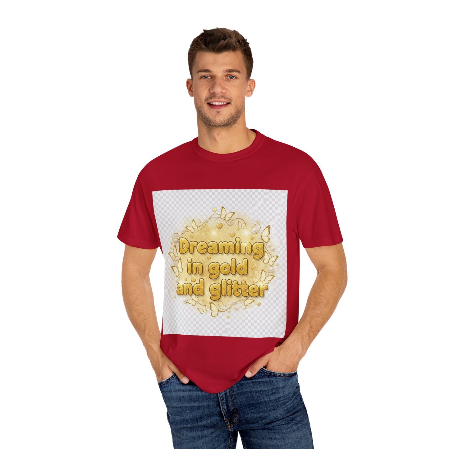 Dreaming in Gold and Glitter T-Shirt
