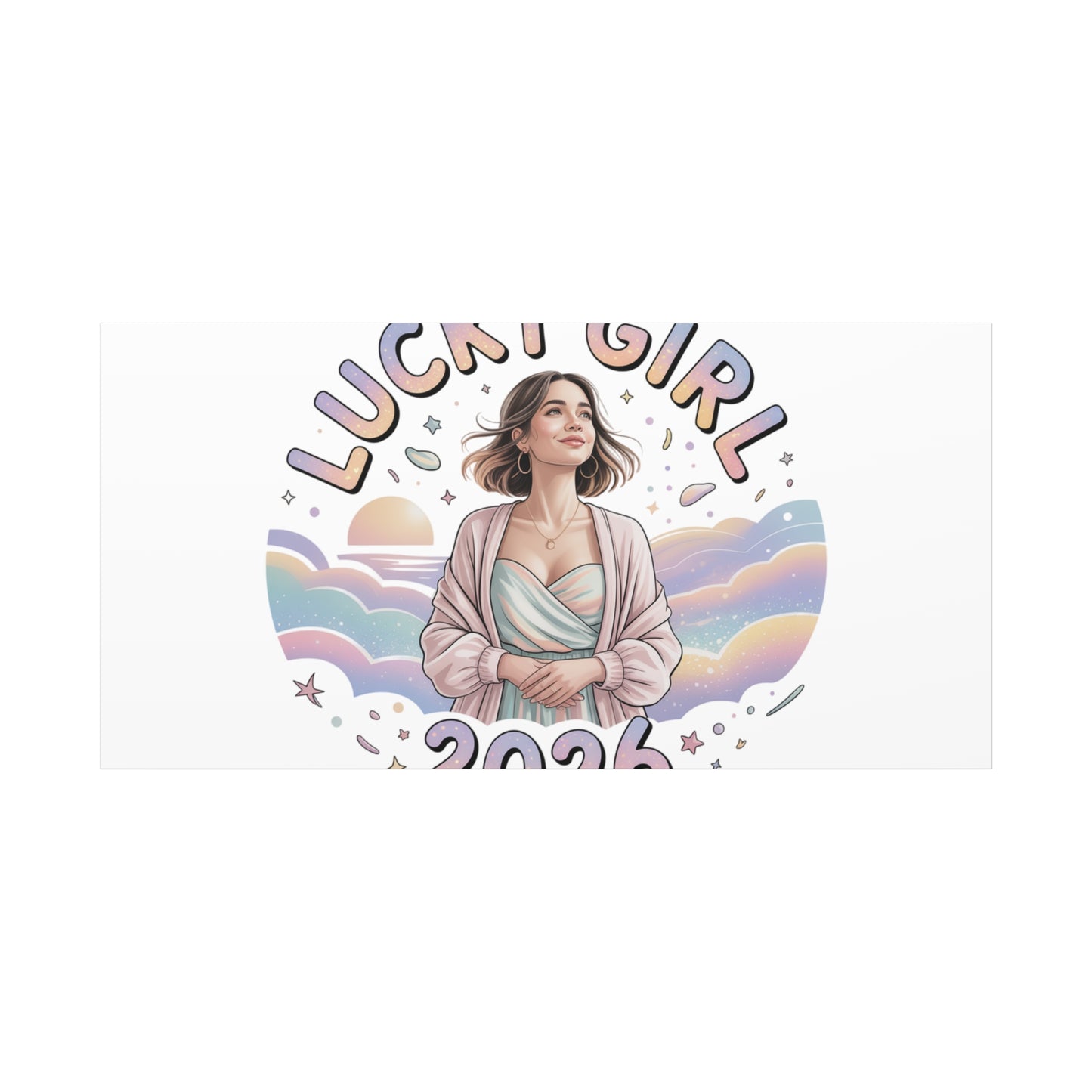 Lucky Girl 2026 Canvas | Manifest Luck, 2026 Lucky Charms