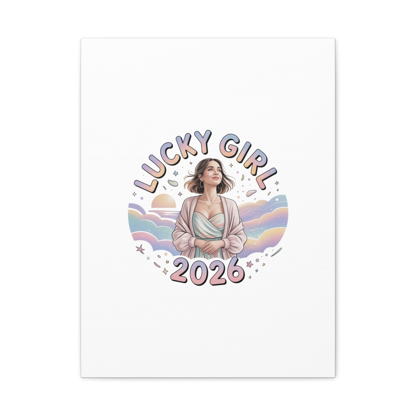Lucky Girl 2026 Canvas | Manifest Luck, 2026 Lucky Charms