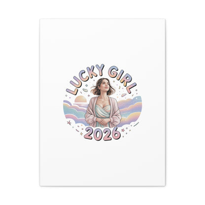 Lucky Girl 2026 Canvas | Manifest Luck, 2026 Lucky Charms