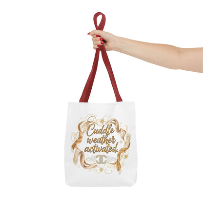 Cuddle Weather Activated Tote Bag — Cozy Fall Cozy Season Canvas Tote