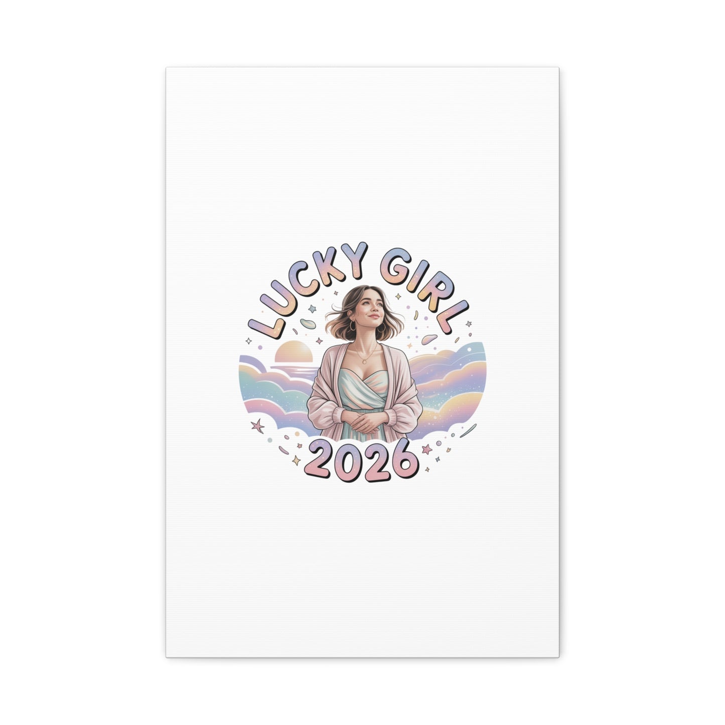 Lucky Girl 2026 Canvas | Manifest Luck, 2026 Lucky Charms