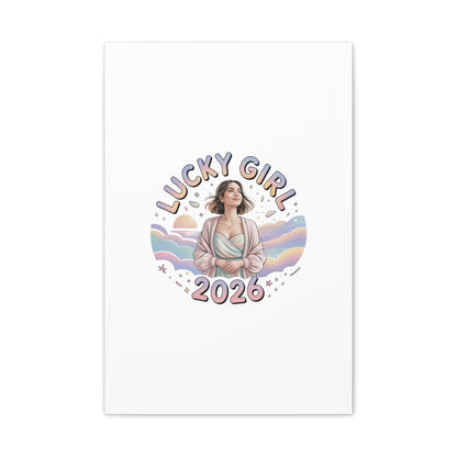 Lucky Girl 2026 Canvas | Manifest Luck, 2026 Lucky Charms