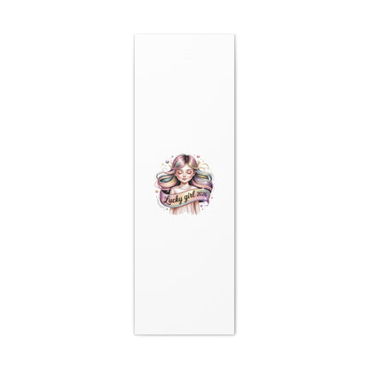 Lucky Girl 2026 Canvas Print | manifest luck, lucky charms
