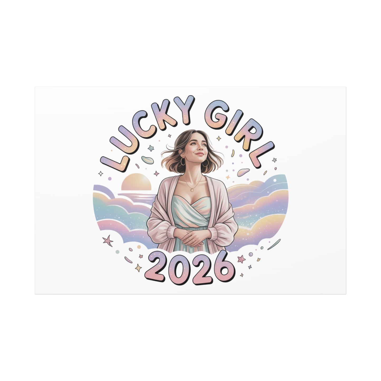 Lucky Girl 2026 Canvas | Manifest Luck, 2026 Lucky Charms