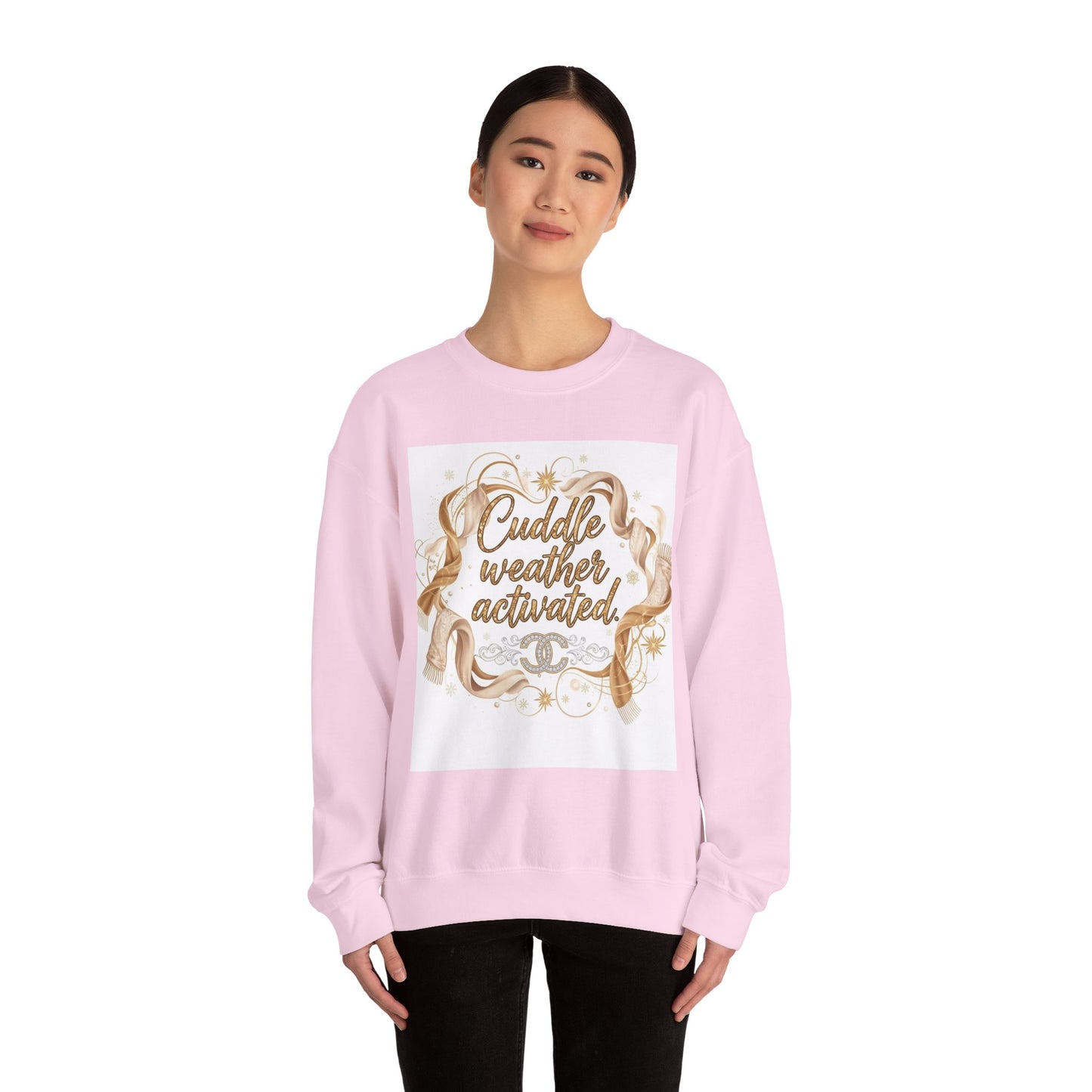 Cuddle Weather Activated Crewneck Sweatshirt — Cozy Winter Pullover