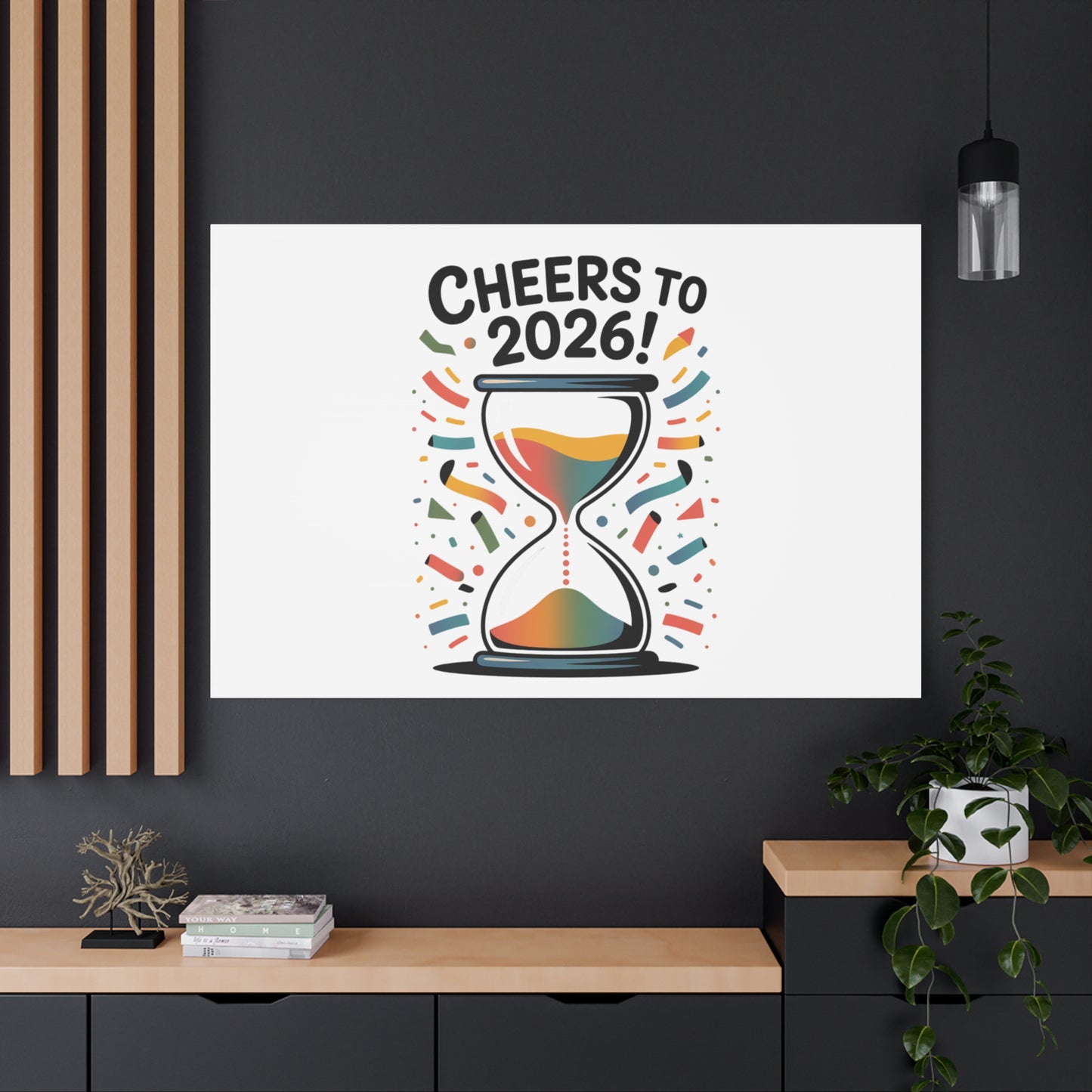 Cheers to 2026 Hourglass Canvas | 2026 goals, new year motivation