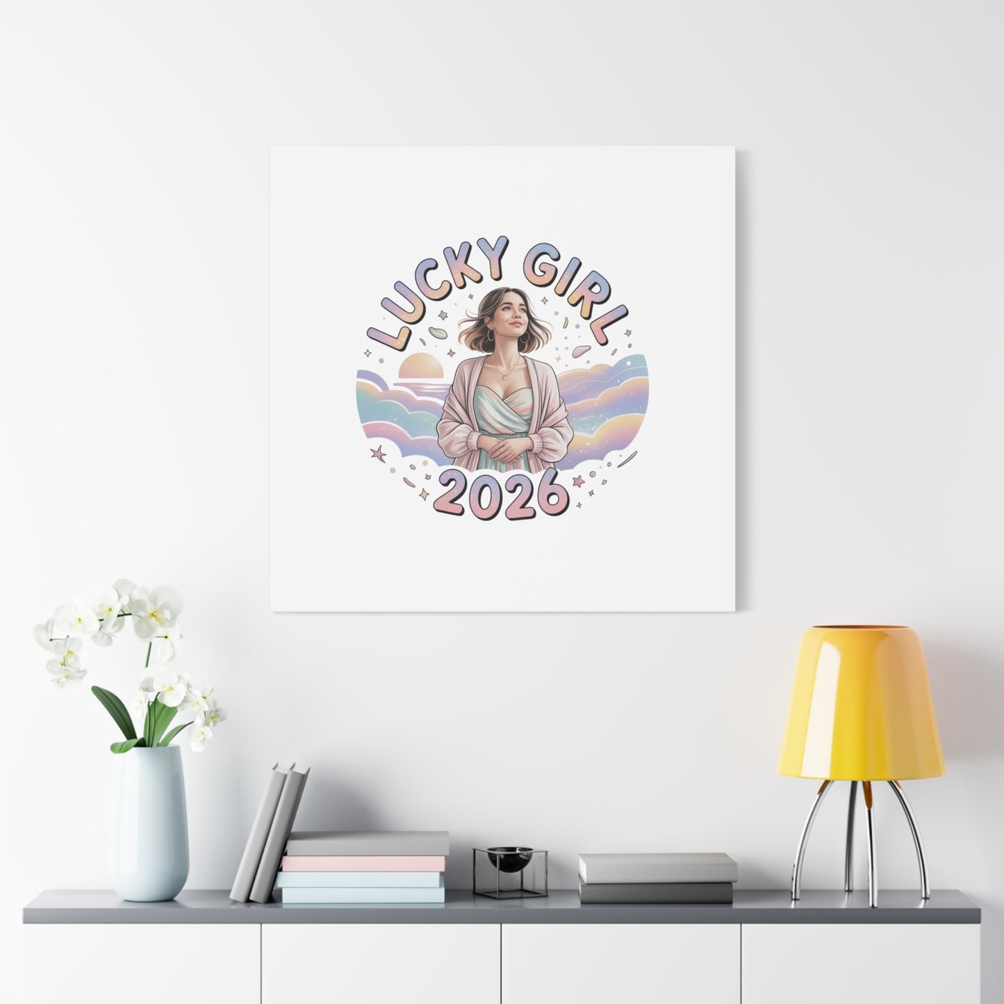 Lucky Girl 2026 Canvas | Manifest Luck, 2026 Lucky Charms