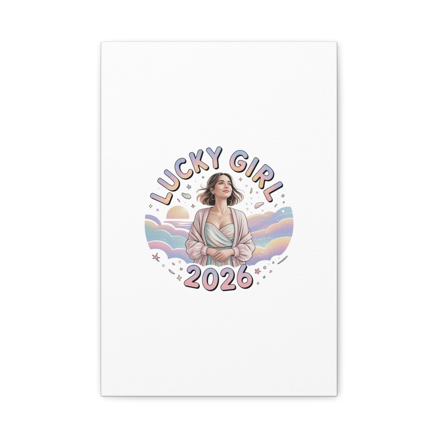 Lucky Girl 2026 Canvas | Manifest Luck, 2026 Lucky Charms