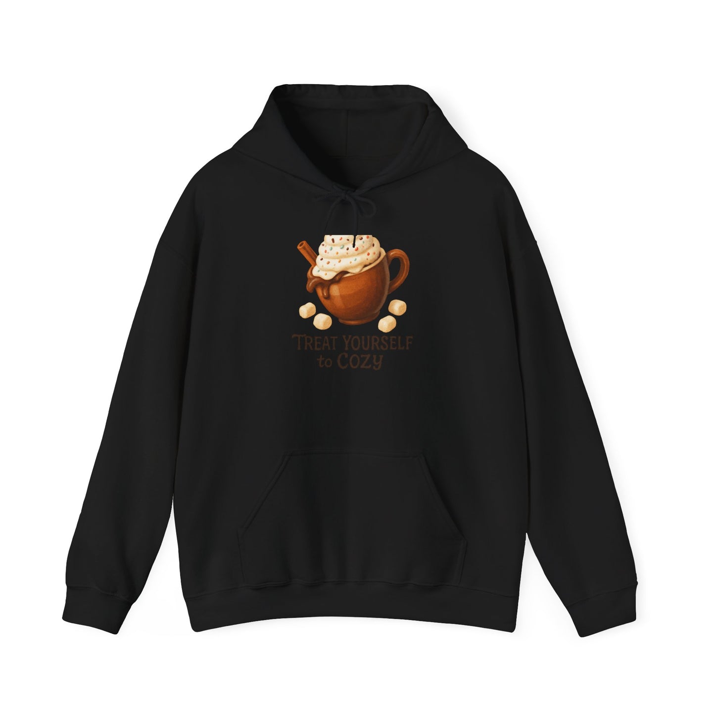 Hoodie — Treat Yourself to Cozy Hot Cocoa Graphic Hoodie
