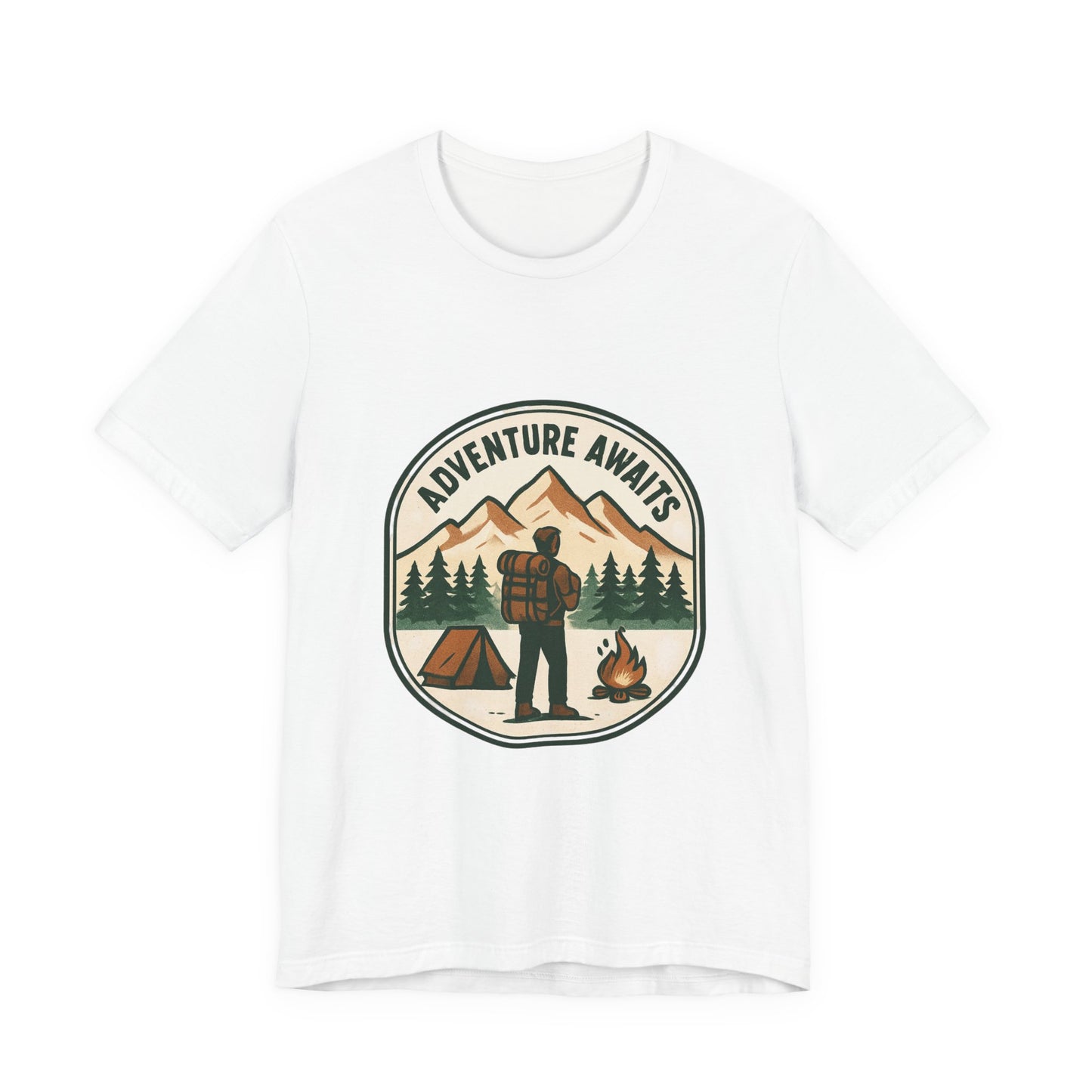 Adventure Awaits Camping T‑Shirt