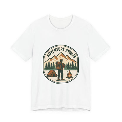 Adventure Awaits Camping T‑Shirt