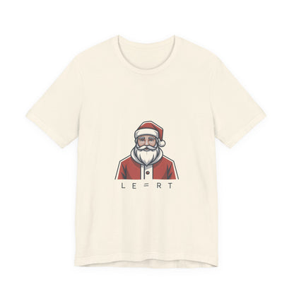 Minimal Santa Graphic Tee | Modern Santa, Abstract Christmas Shirt