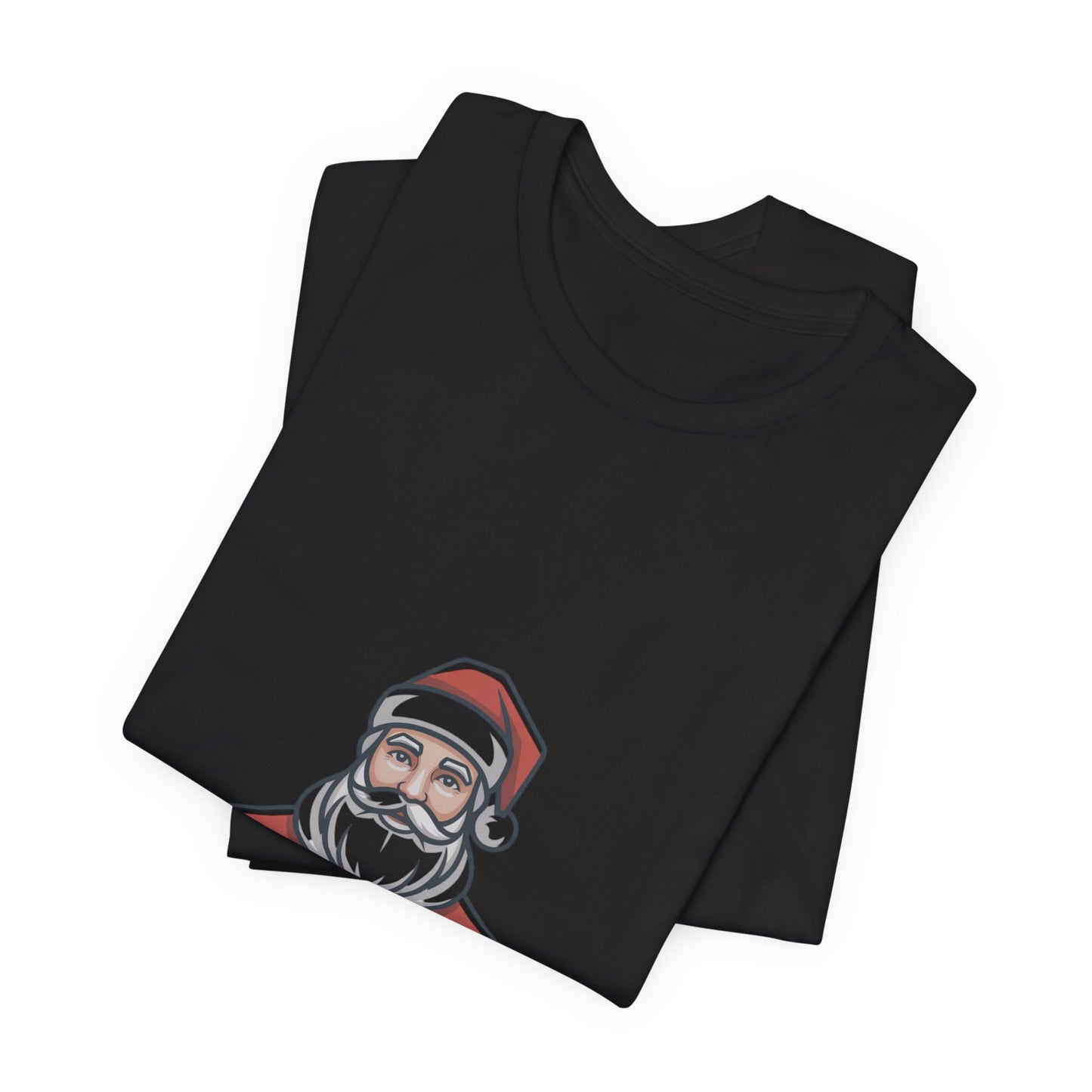 Minimal Santa Graphic Tee | Modern Santa, Abstract Christmas Shirt