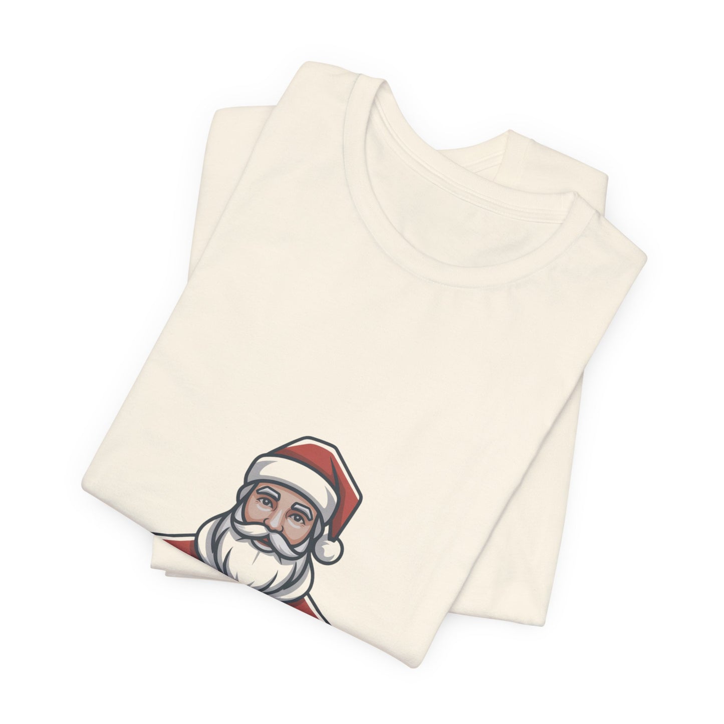 Minimal Santa Graphic Tee | Modern Santa, Abstract Christmas Shirt