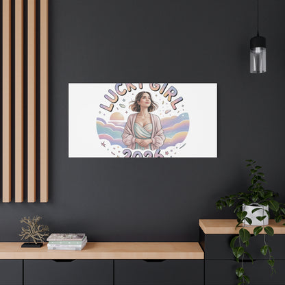 Lucky Girl 2026 Canvas | Manifest Luck, 2026 Lucky Charms
