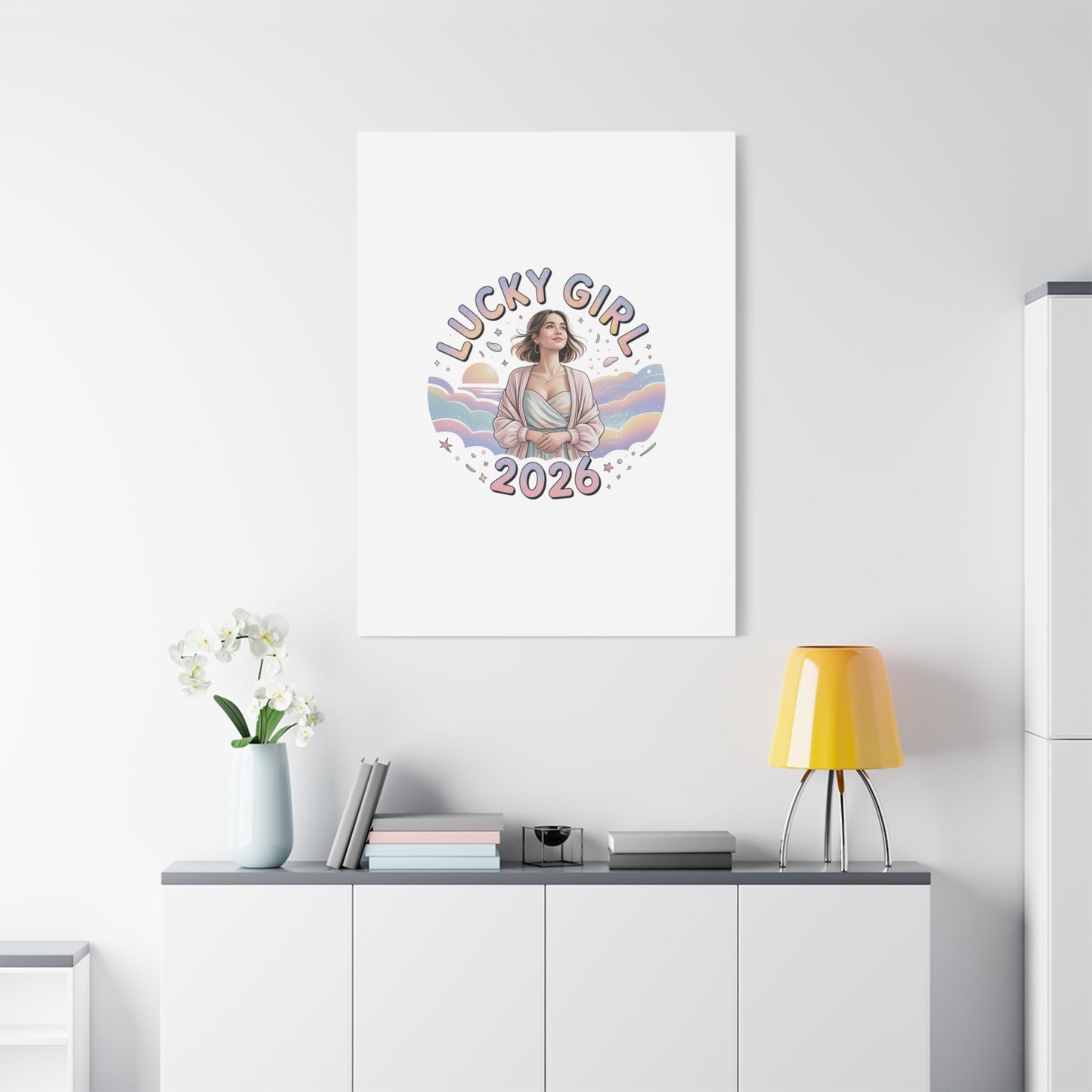 Lucky Girl 2026 Canvas | Manifest Luck, 2026 Lucky Charms