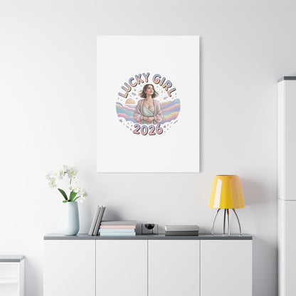 Lucky Girl 2026 Canvas | Manifest Luck, 2026 Lucky Charms