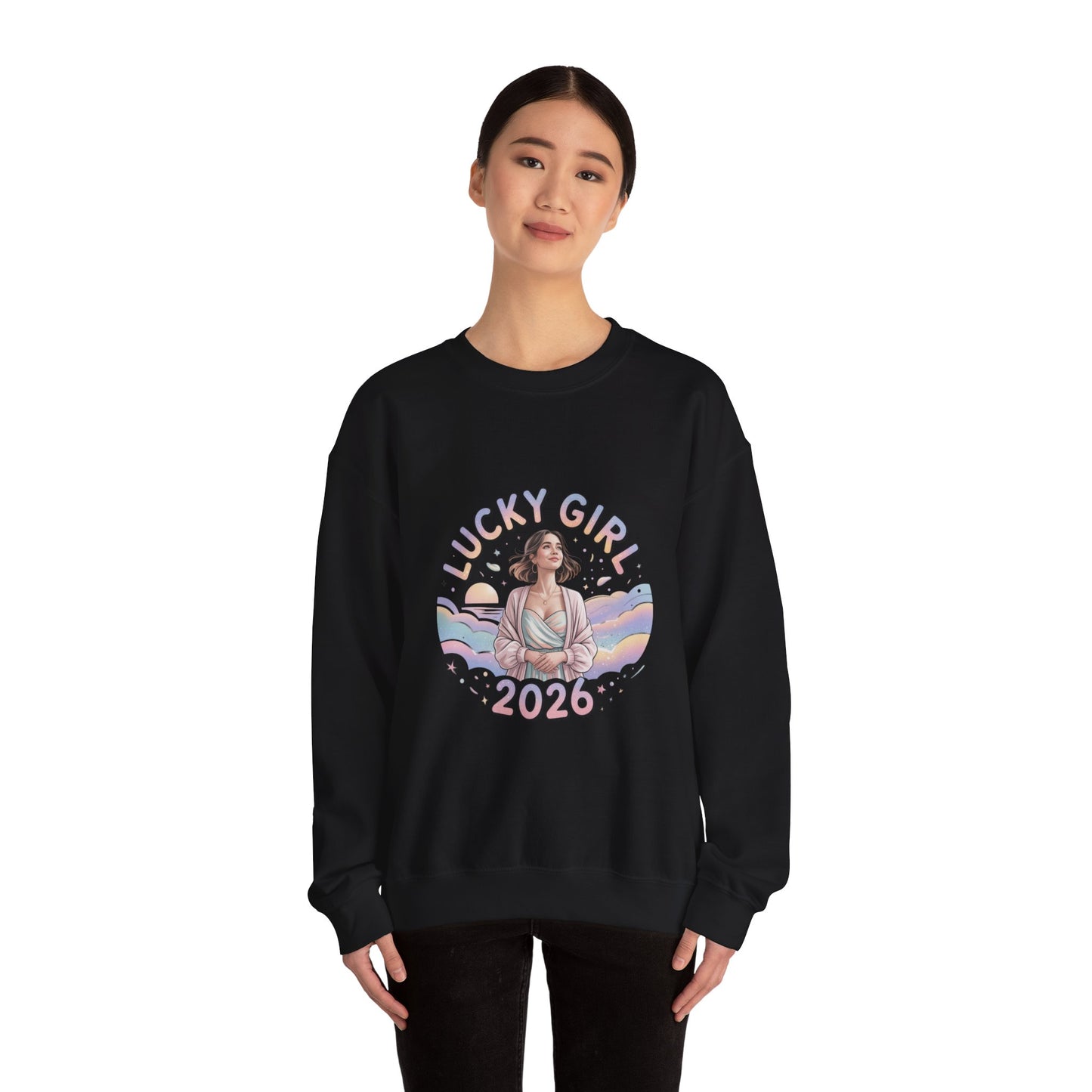 Lucky Girl 2026 Manifest Luck Sweatshirt | 2026 Lucky Charms, Angel Number