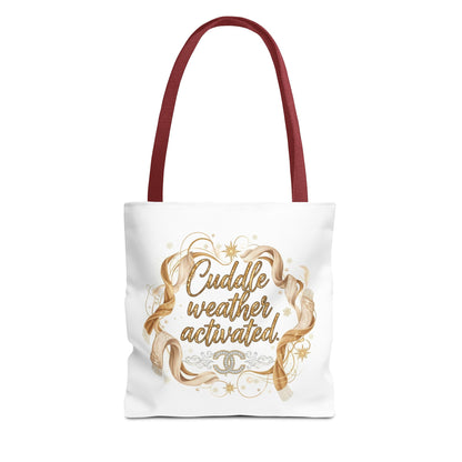 Cuddle Weather Activated Tote Bag — Cozy Fall Cozy Season Canvas Tote