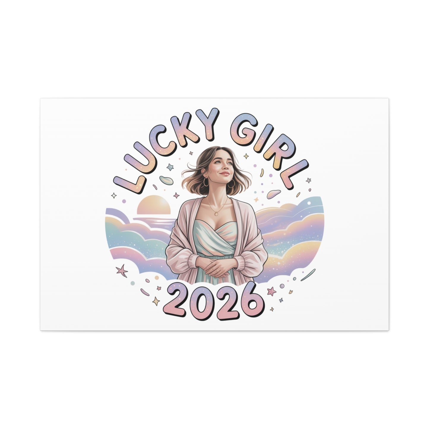 Lucky Girl 2026 Canvas | Manifest Luck, 2026 Lucky Charms