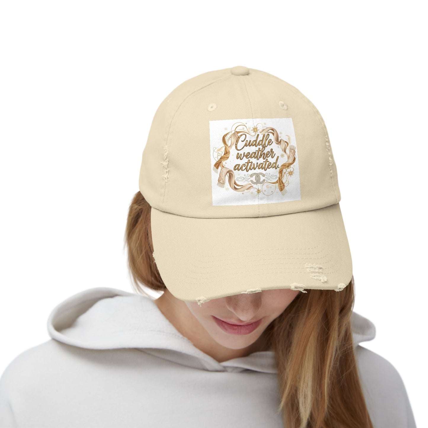 Cuddle Weather Activated Distressed Cap