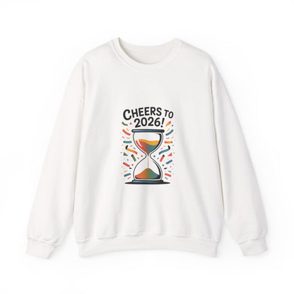 Cheers to 2026 Crewneck Sweatshirt | 2026 goals, new year humor
