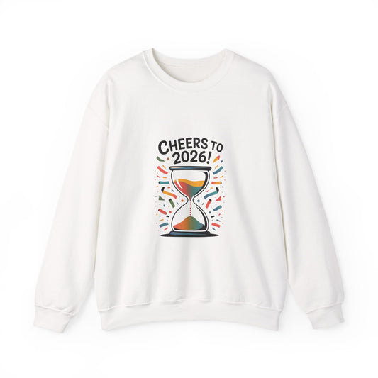 Cheers to 2026 Crewneck Sweatshirt | 2026 goals, new year humor