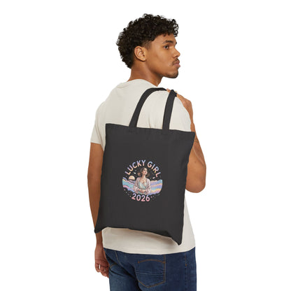 Lucky Girl 2026 Manifest Luck Tote | 2026 lucky charms, angel number