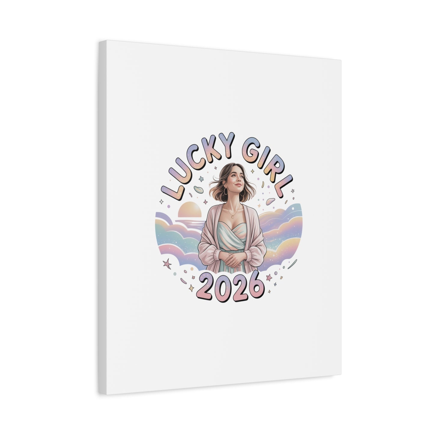 Lucky Girl 2026 Canvas | Manifest Luck, 2026 Lucky Charms