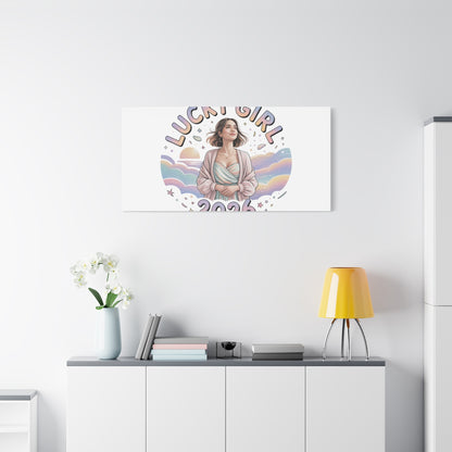 Lucky Girl 2026 Canvas | Manifest Luck, 2026 Lucky Charms