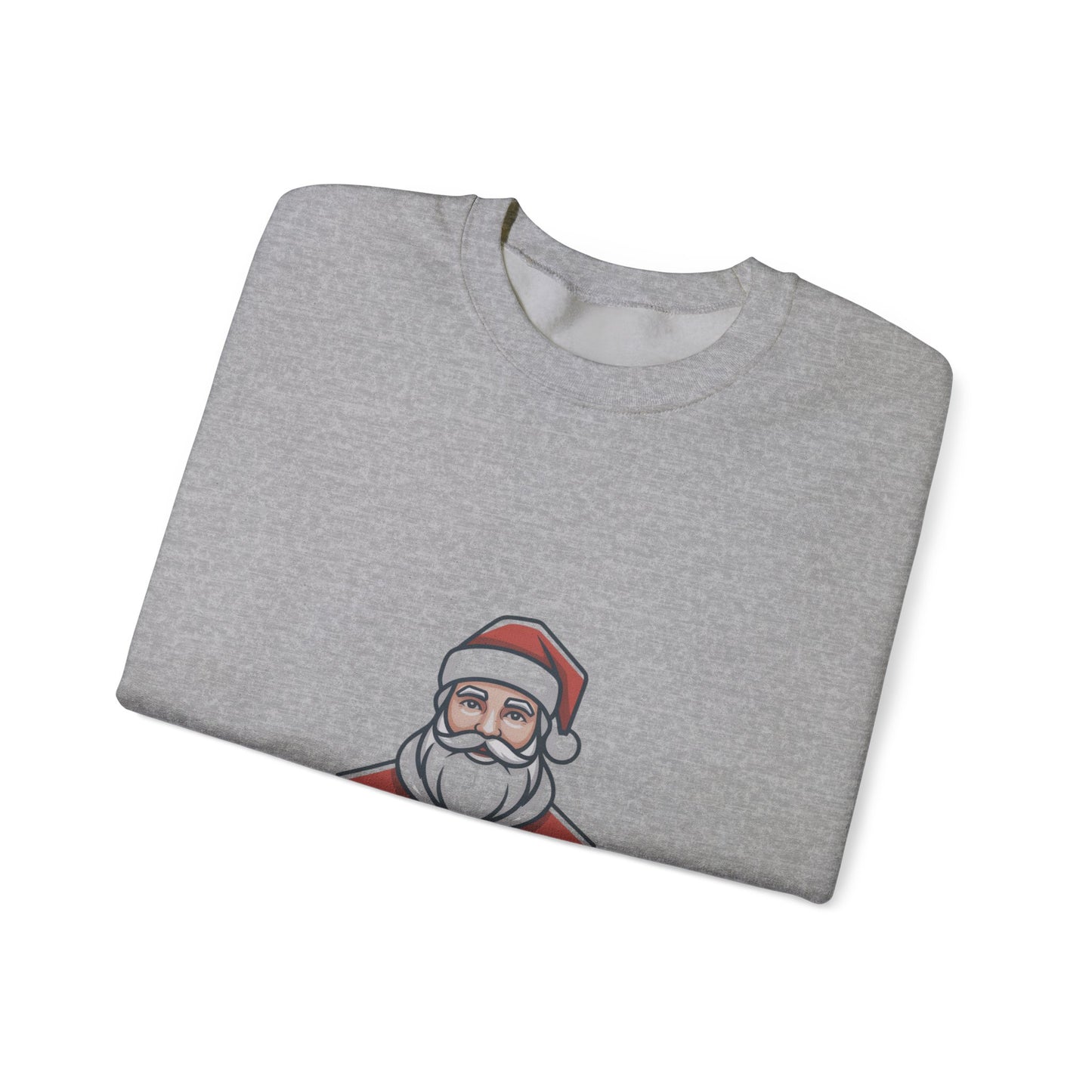 Minimal Santa Graphic Sweatshirt | Modern Santa, Geometric Christmas