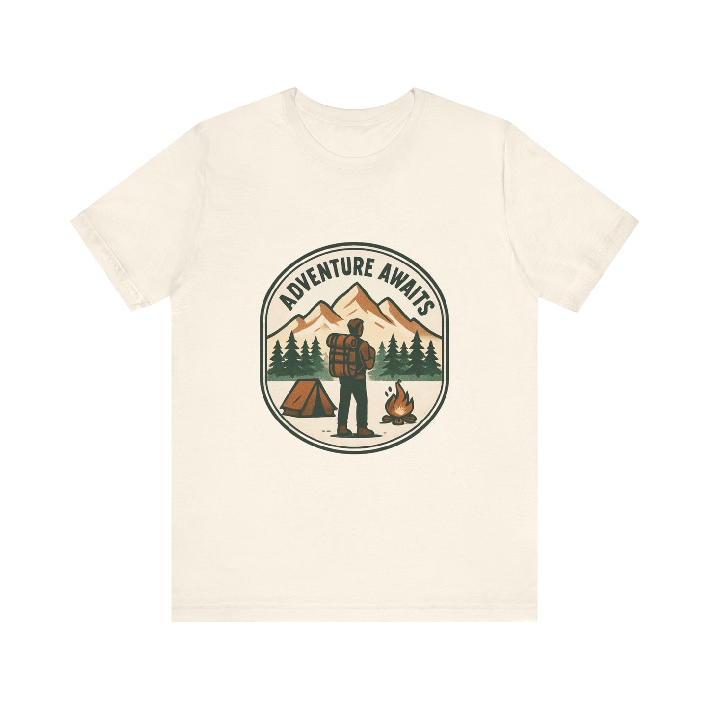 Adventure Awaits Camping T‑Shirt
