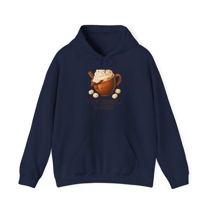 Hoodie — Treat Yourself to Cozy Hot Cocoa Graphic Hoodie