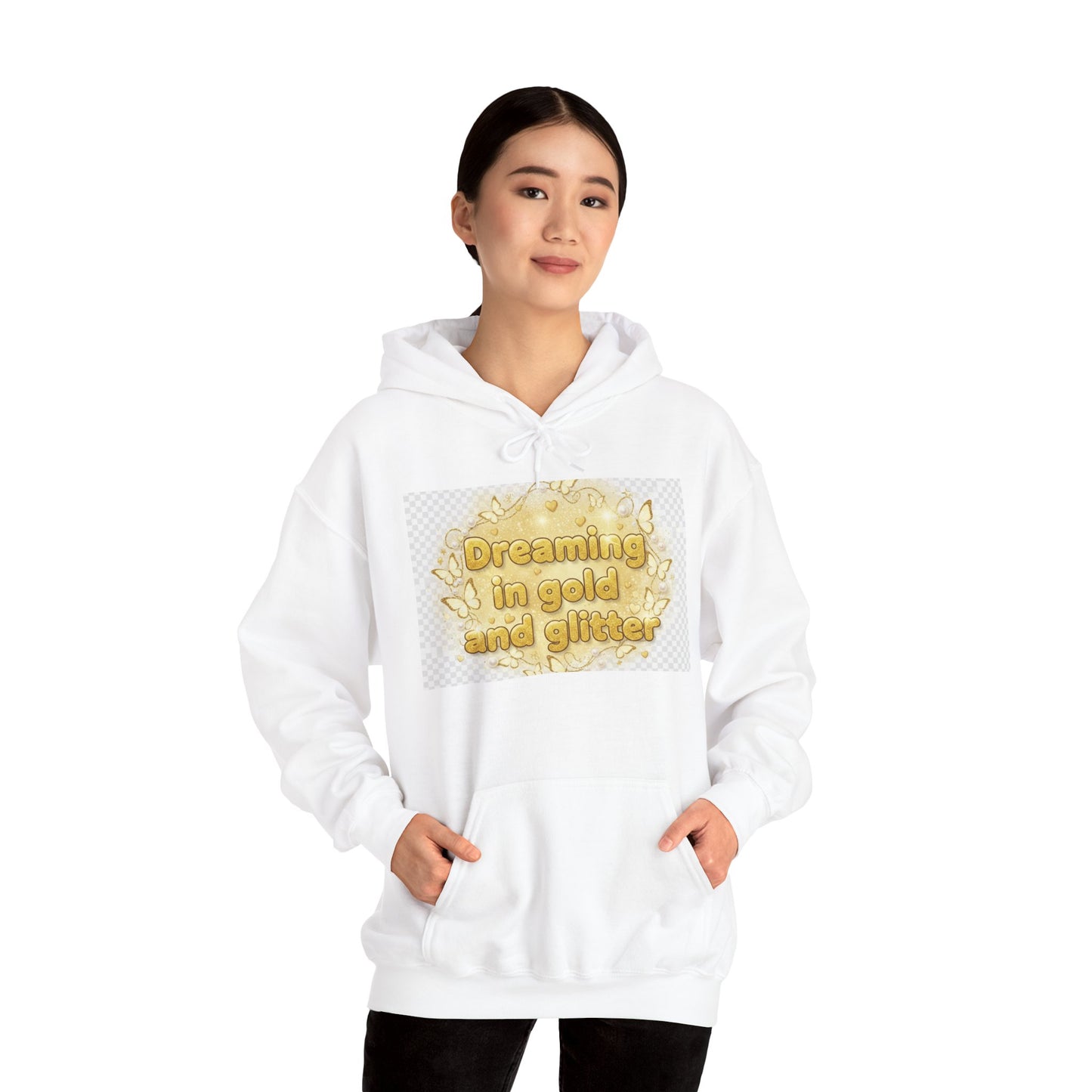 Dreaming in Gold and Glitter Hoodie