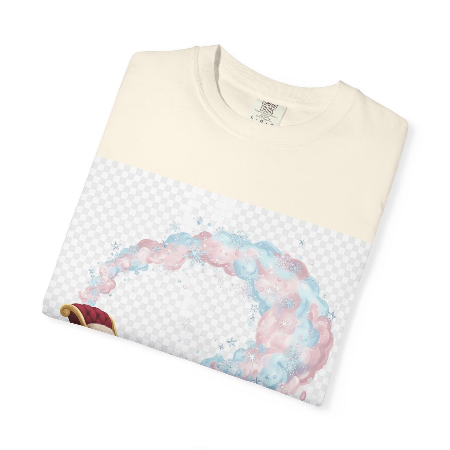 Sleighing Softly in Style T-Shirt — Festive Sleigh Graphic Holiday Tee