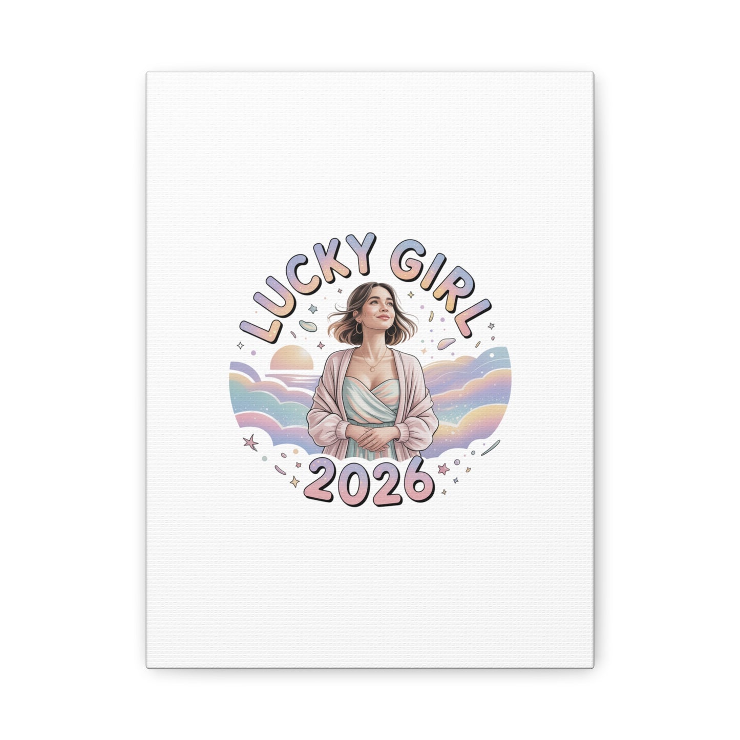Lucky Girl 2026 Canvas | Manifest Luck, 2026 Lucky Charms