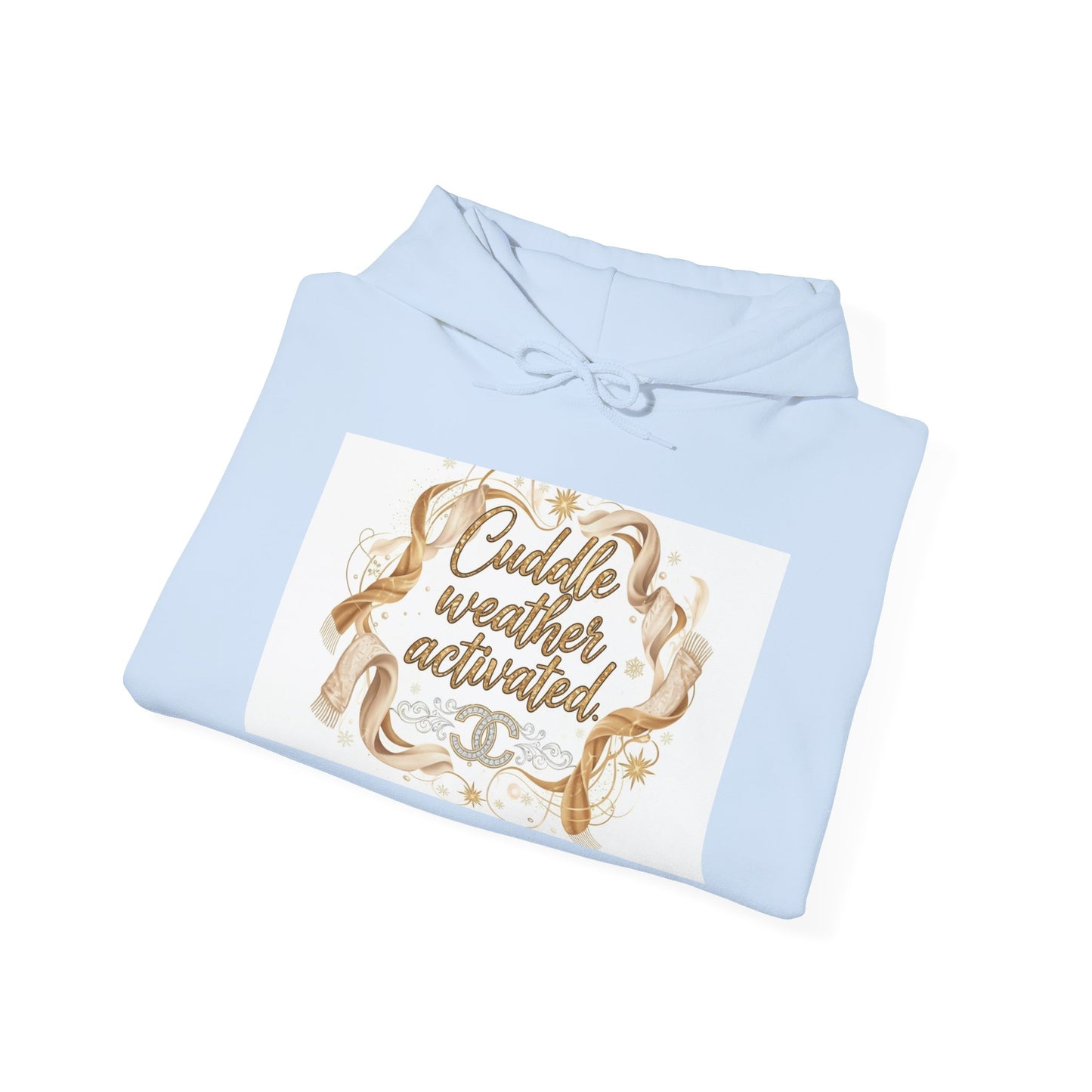 Cuddle Weather Activated Hoodie — Cozy Script Graphic Pullover