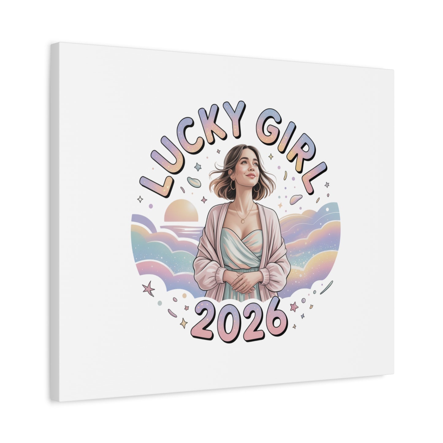 Lucky Girl 2026 Canvas | Manifest Luck, 2026 Lucky Charms