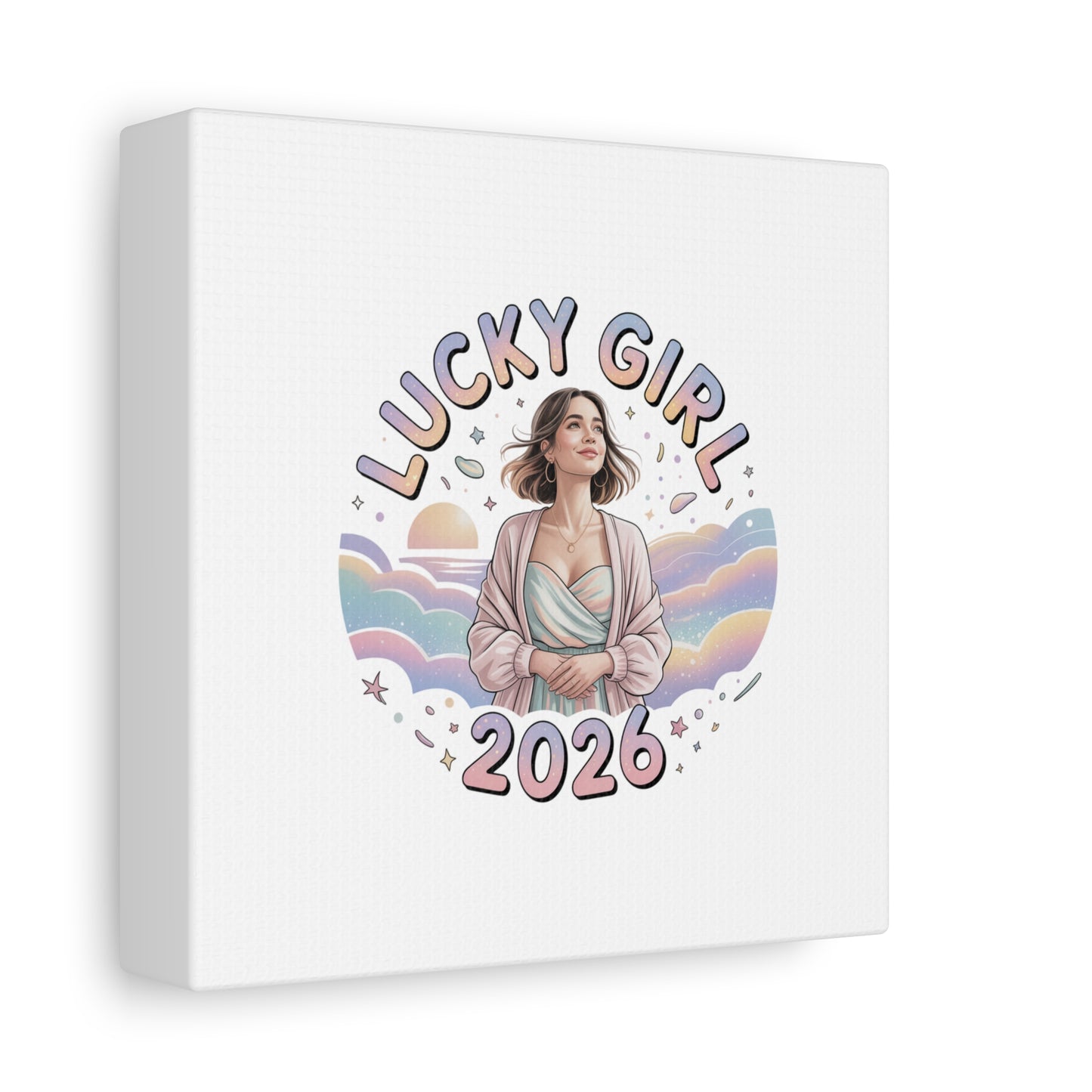 Lucky Girl 2026 Canvas | Manifest Luck, 2026 Lucky Charms