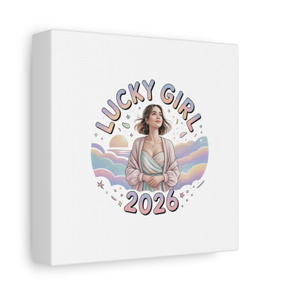 Lucky Girl 2026 Canvas | Manifest Luck, 2026 Lucky Charms
