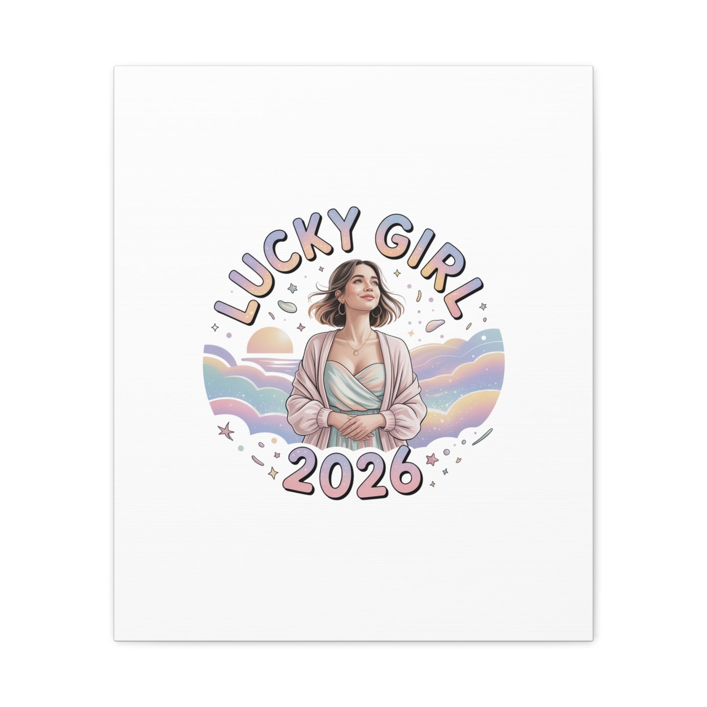 Lucky Girl 2026 Canvas | Manifest Luck, 2026 Lucky Charms