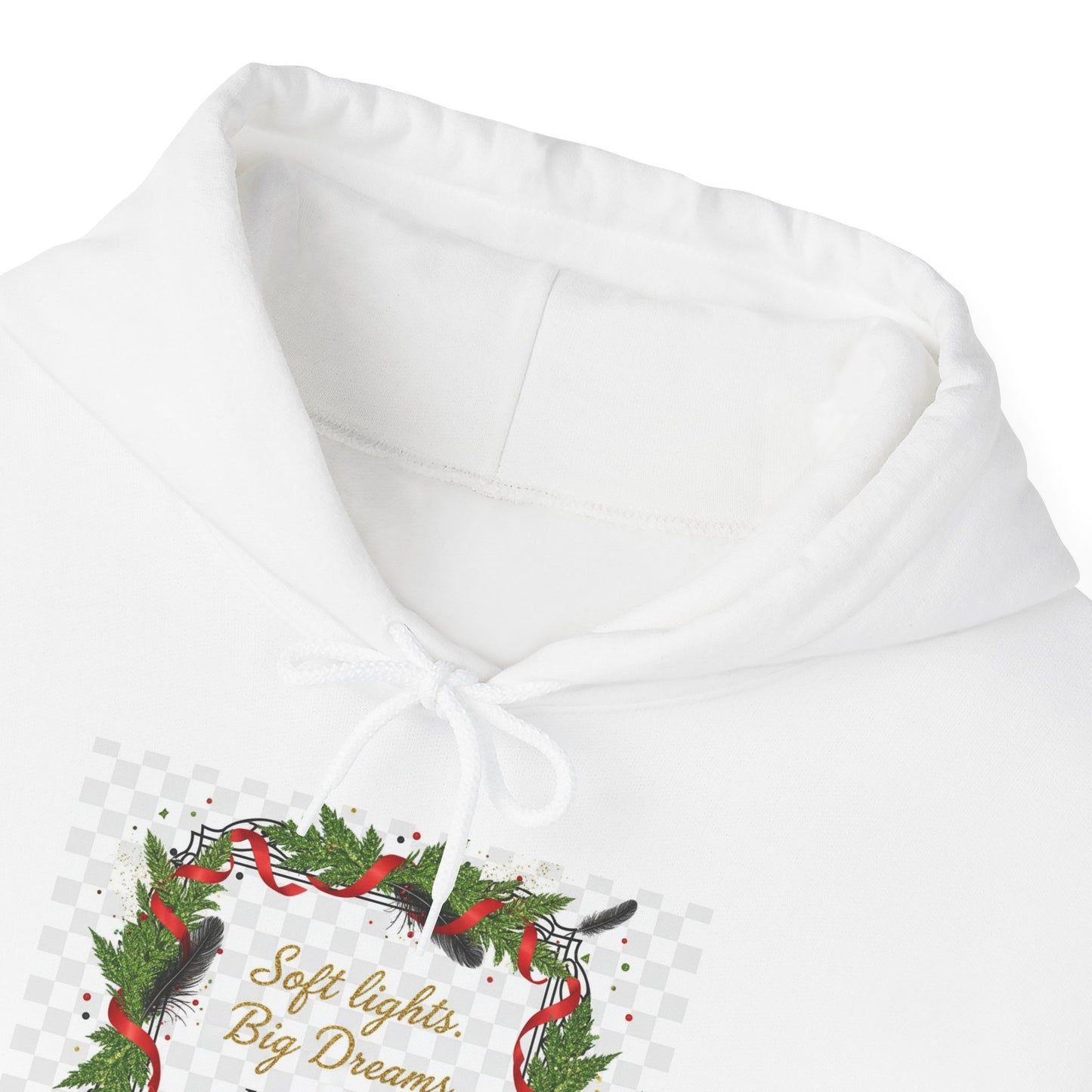 Christmas Wreath Hoodie - 'Merry Everything' Holiday Sweatshirt