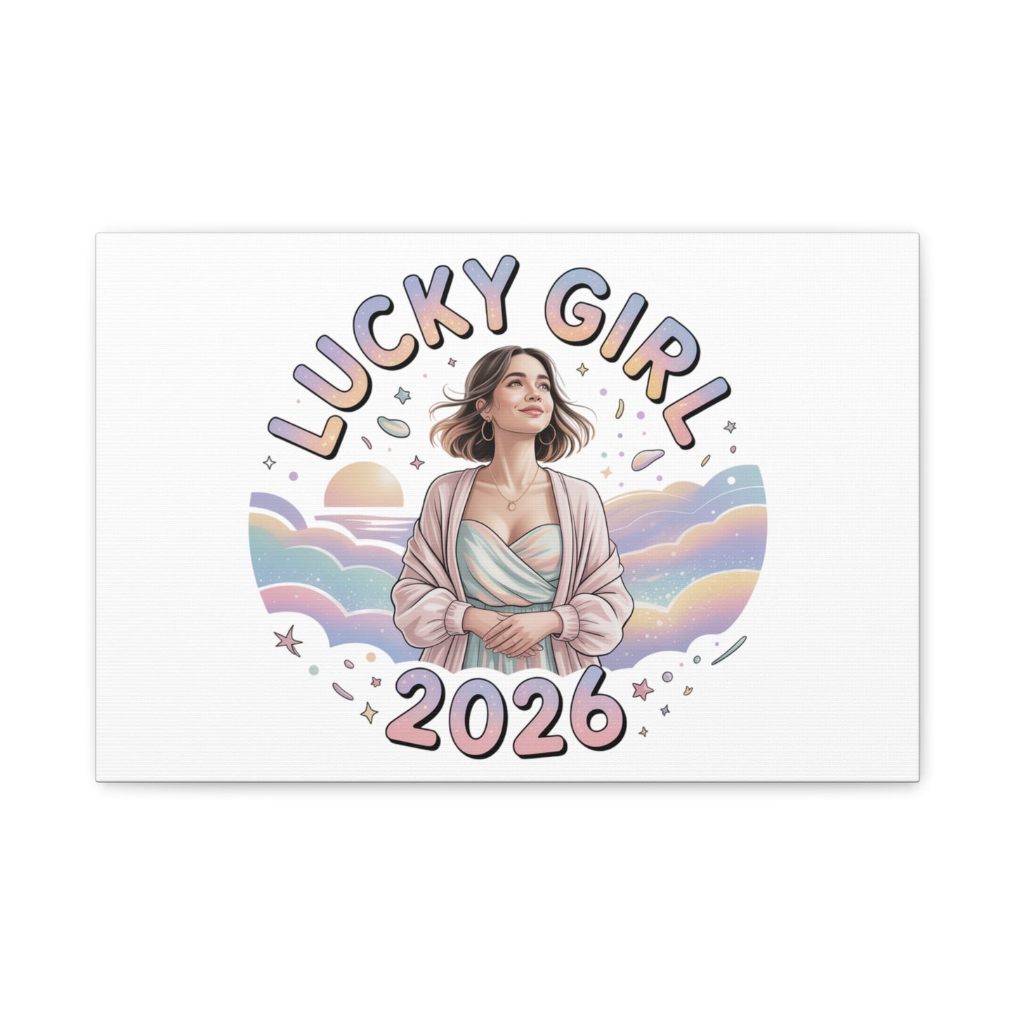 Lucky Girl 2026 Canvas | Manifest Luck, 2026 Lucky Charms