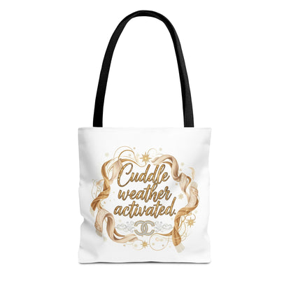 Cuddle Weather Activated Tote Bag — Cozy Fall Cozy Season Canvas Tote