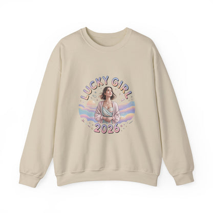Lucky Girl 2026 Manifest Luck Sweatshirt | 2026 Lucky Charms, Angel Number