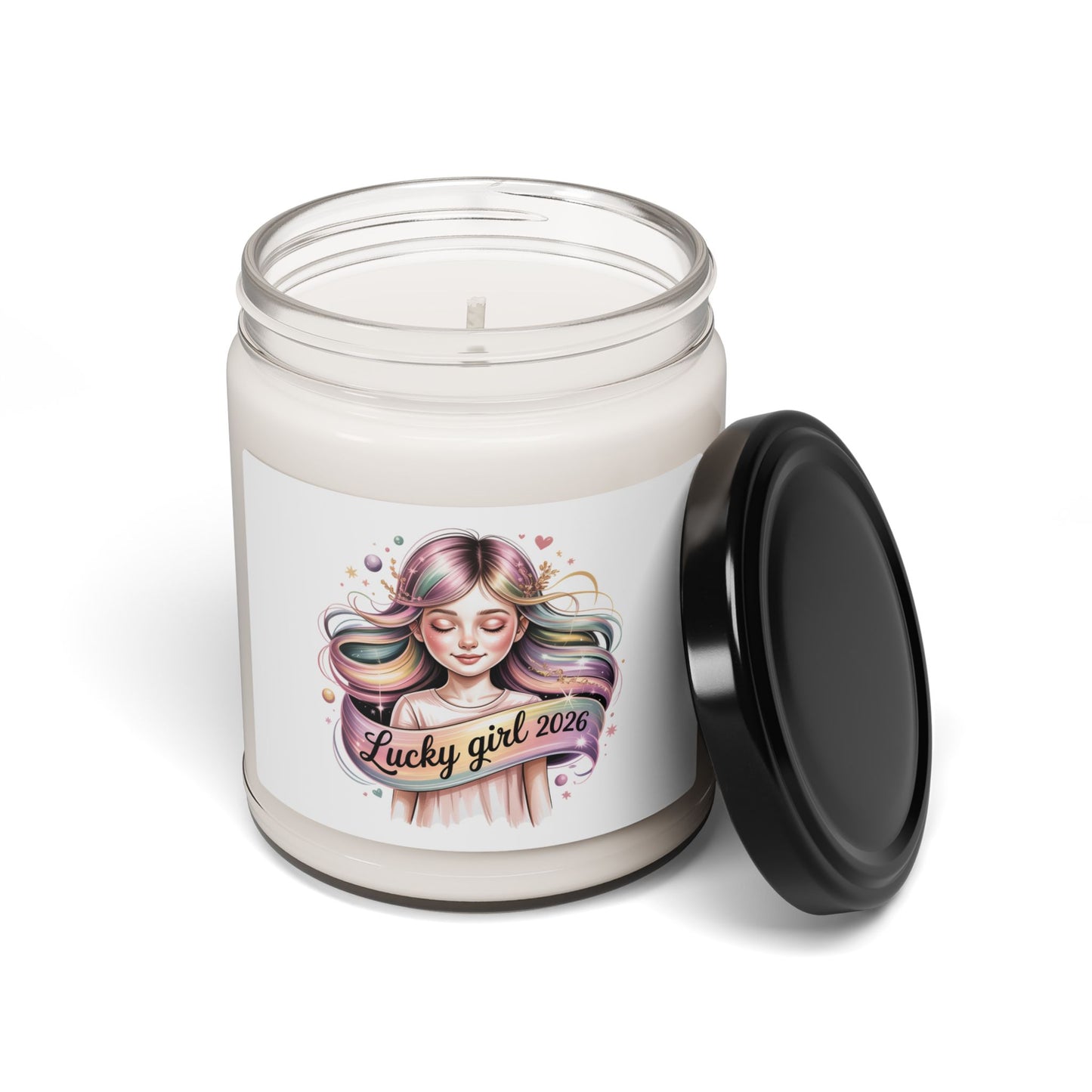 Lucky Girl 2026 Manifest Luck Candle | Scented Soy Jar